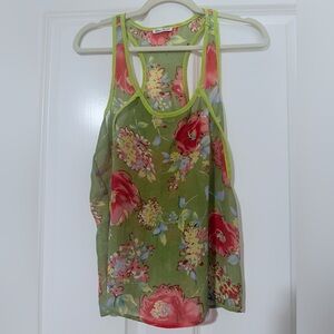 Floral Sleeveless Tank Top